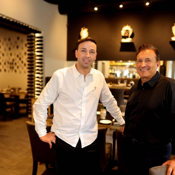 Köln, RSK, Restaurant "Fioretto" für Serie "Aufgegabelt", mit Michele Di Rosa (rechts) und Giuseppe Bordonaro