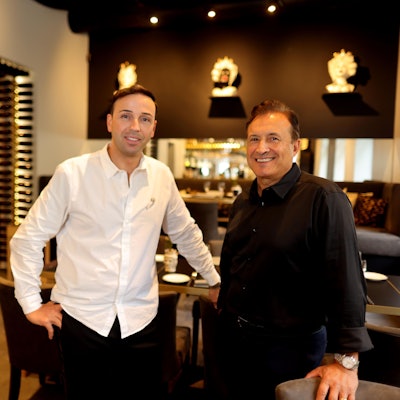 Köln, RSK, Restaurant "Fioretto" für Serie "Aufgegabelt", mit Michele Di Rosa (rechts) und Giuseppe Bordonaro