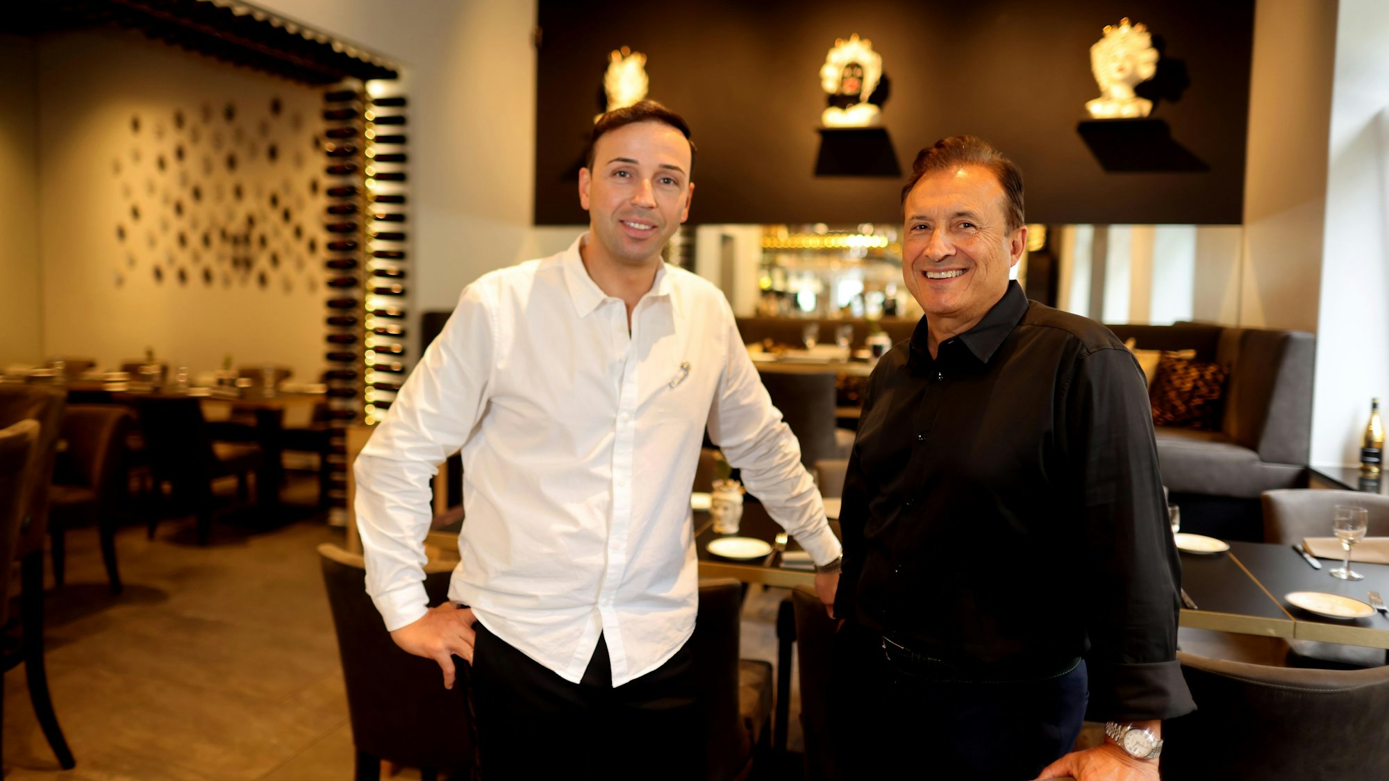 Köln, RSK, Restaurant "Fioretto" für Serie "Aufgegabelt", mit Michele Di Rosa (rechts) und Giuseppe Bordonaro