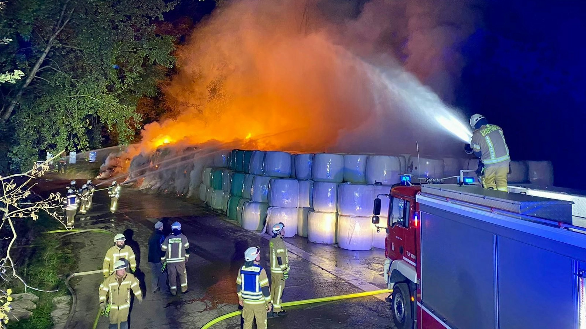 Die Arbeiten erweisen sich als schwierig.