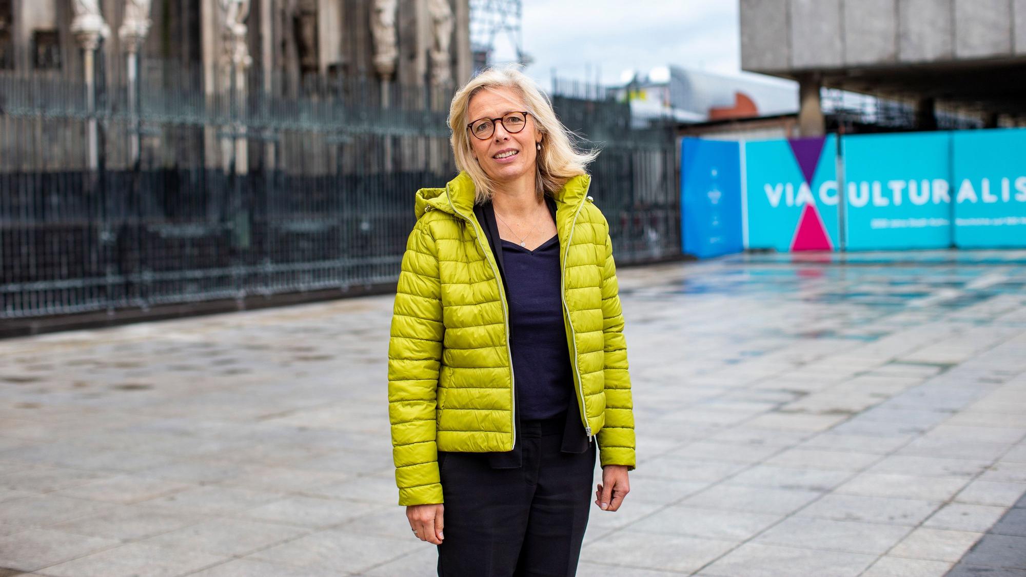Constanze Gismanns Arbeitsbereich ist Kölns Altstadt mit ihrem viel besuchtem Domumfeld.