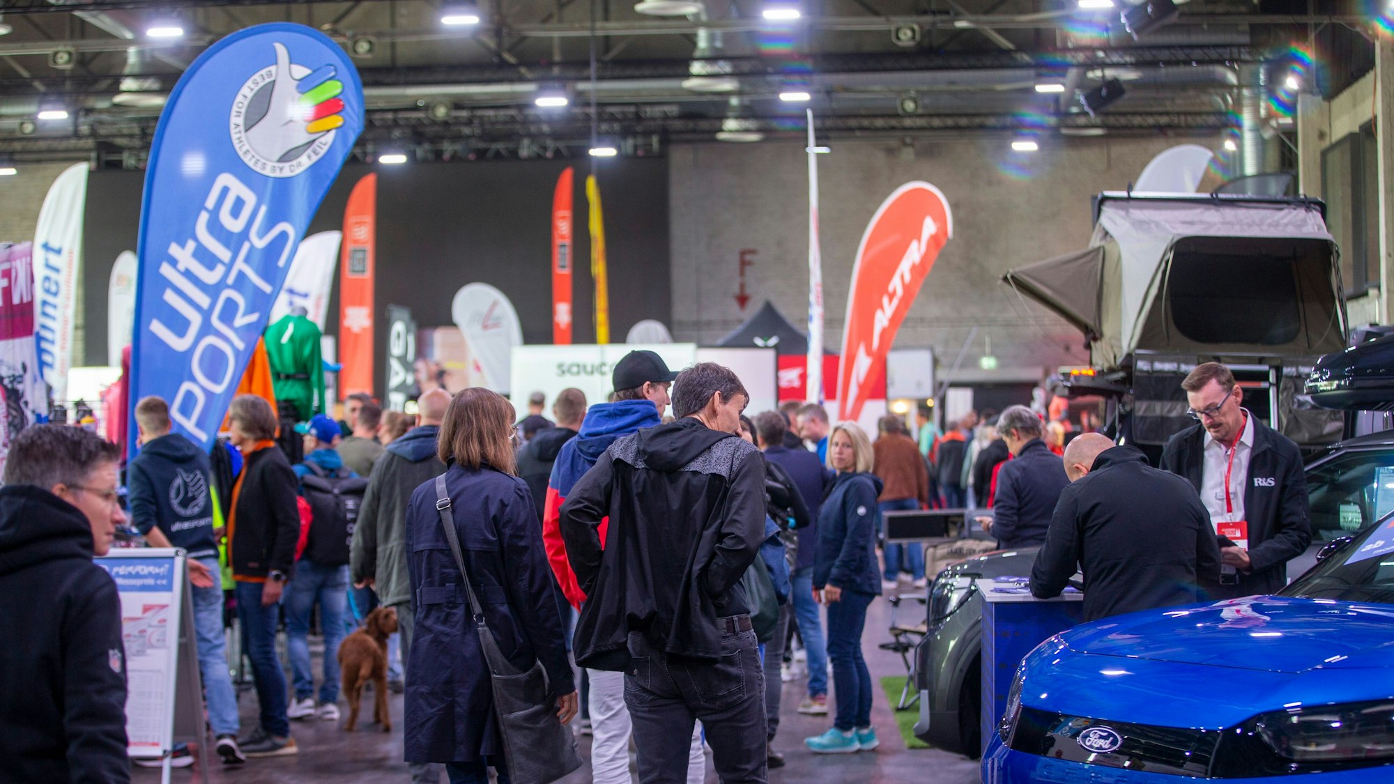 Großer Andrang herrschte bereits am Freitag bei der Laufmesse „Running Expo“ am Butzweilerhof in Köln.