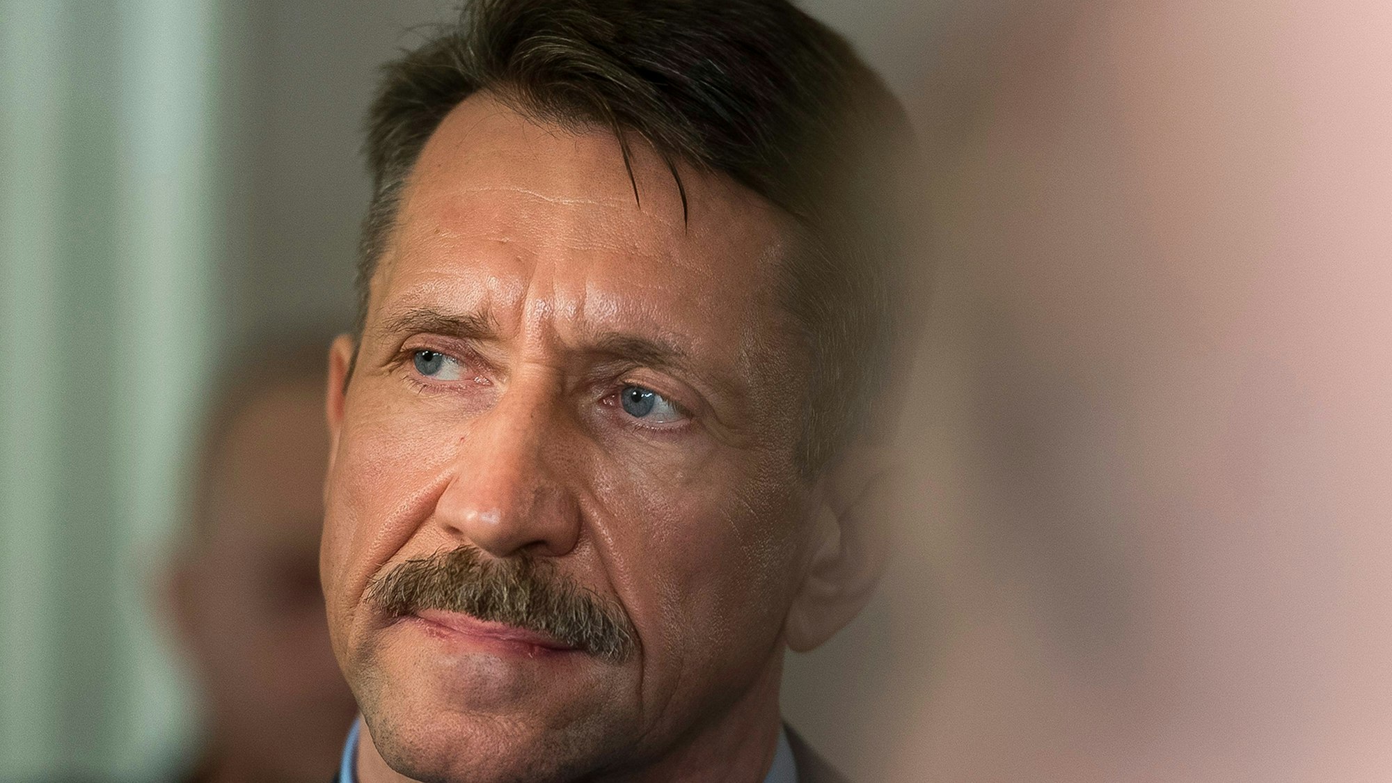 Auf diesem vom Pressedienst der Liberaldemokratischen Partei von Russland veröffentlichten Handout-Foto nimmt Viktor But, Transportunternehmer und Waffenhändler, welcher der Liberaldemokratischen Partei Russlands beigetreten ist, am Parteitag teil.