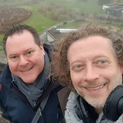 Jens Höhner und Basti Wirtz von Radio Berg auf Panarbora.