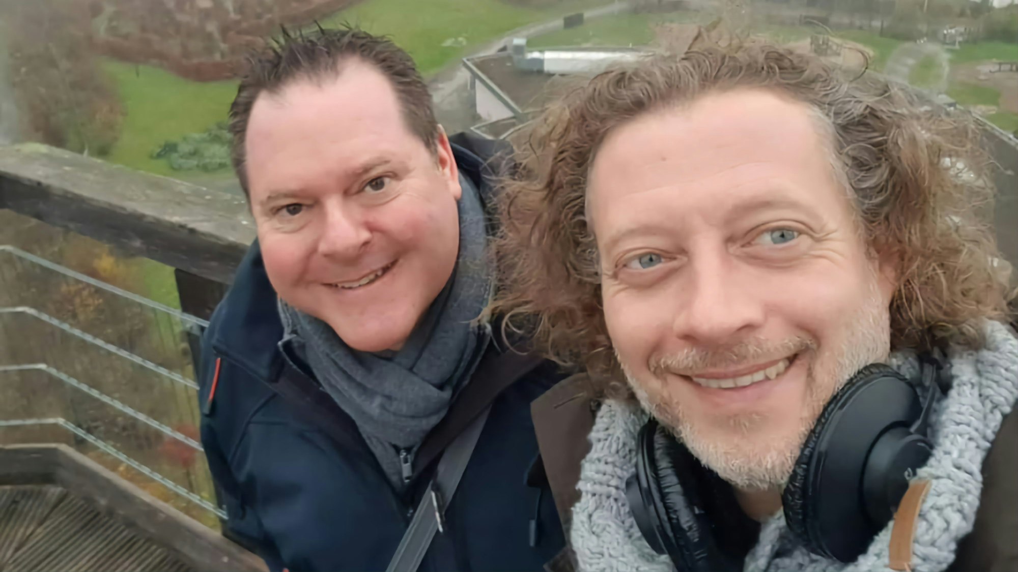 Jens Höhner und Basti Wirtz von Radio Berg auf Panarbora.