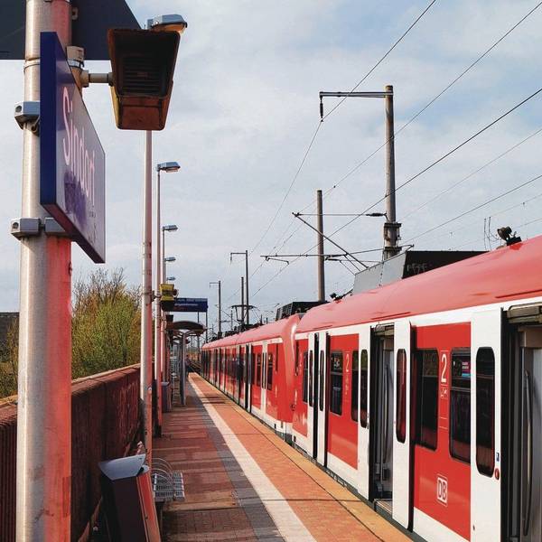 Das Bild zeigt den Bahnsteig in Kerpen-Sindorf