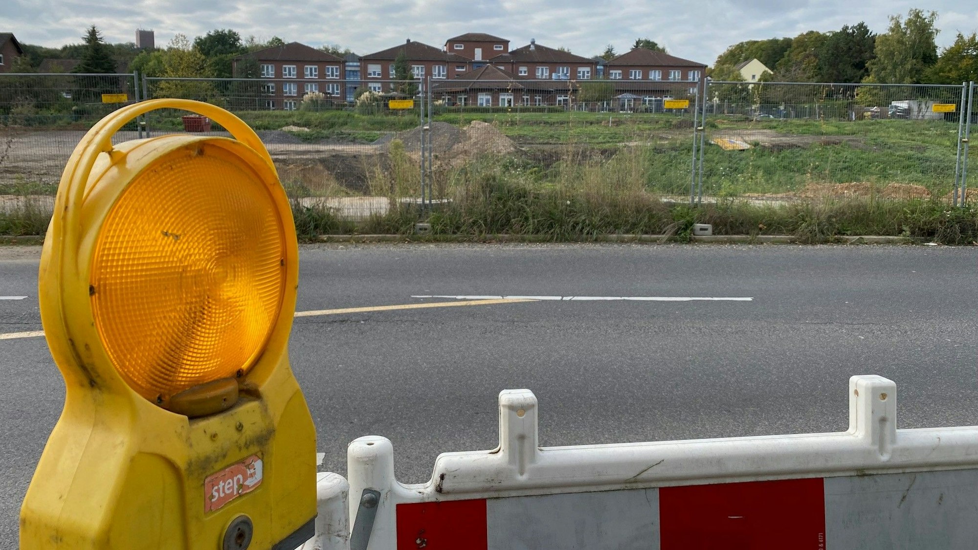 Zu sehen ist der Bauplatz der Feuerwache an der Römerstraße.