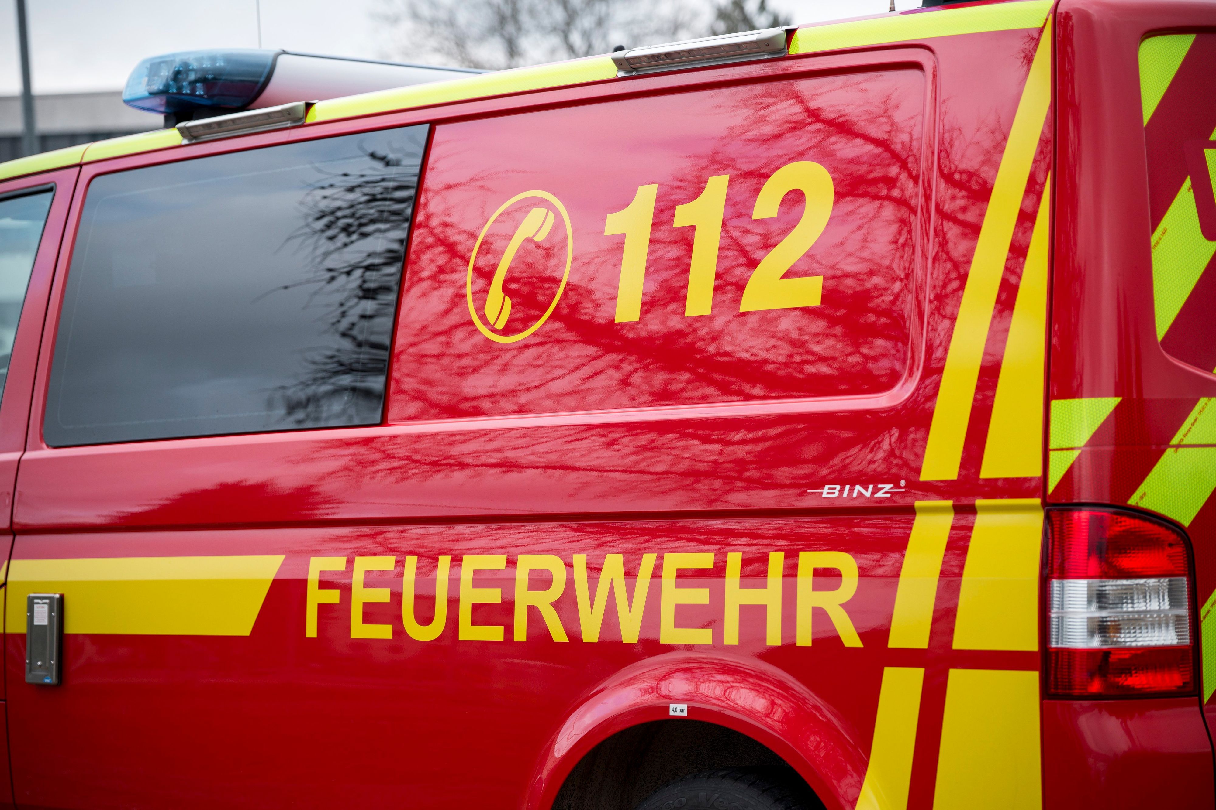 Ein Einsatzfahrzeug der Feuerwehr.