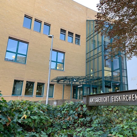 Außenansicht des Gerichtsgebäudes in Euskirchen.