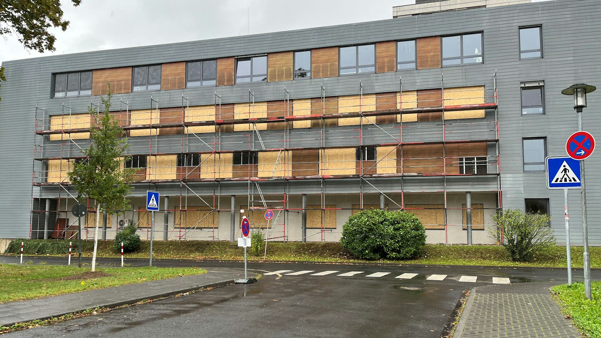 Das Safehouse auf dem Gelände der Kliniken in Merheim.