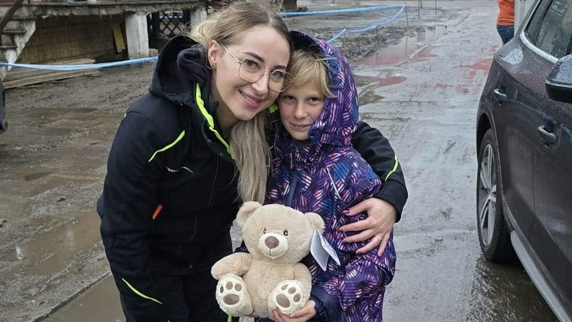 Die Flamersheimerin Malgorzata Chrostowska war in ihrem Heimatland Polen, um Hilfsgüter in die von der Flut betroffenen Regionen zu bringen.