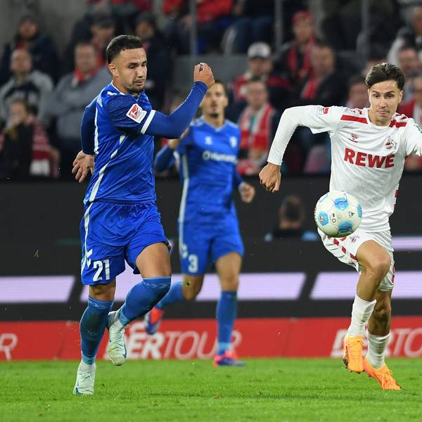 Denis Huseinbasic (r.) im Trikot des 1. FC Köln.