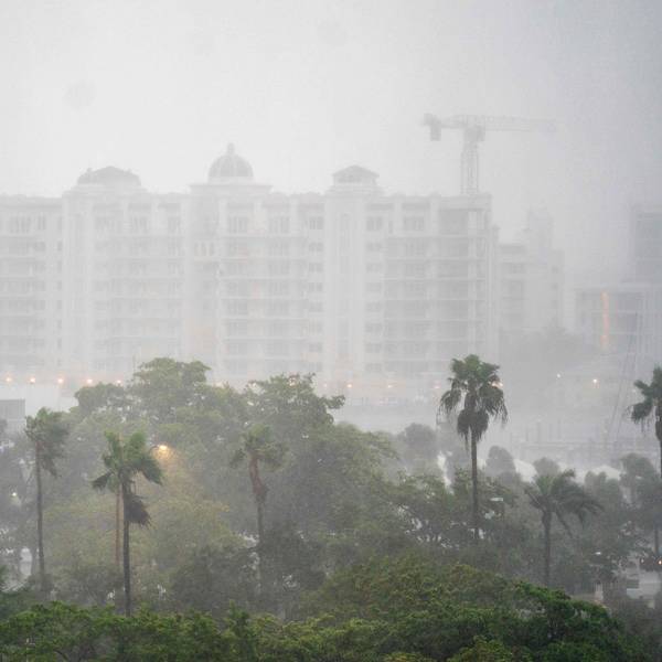 Der Hurrikan „Milton “wütet über den US-Bundesstaat Florida