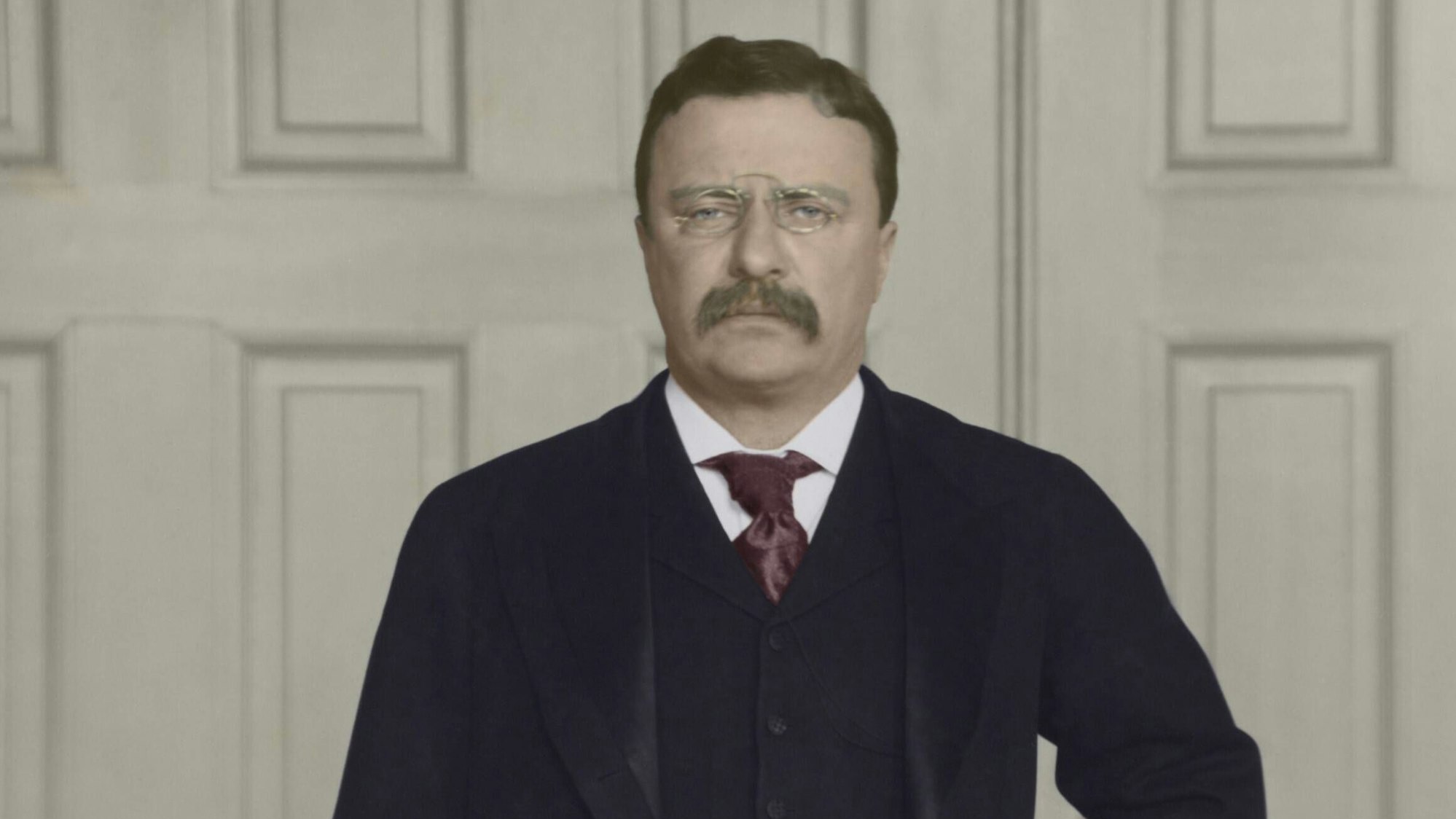 Theodore Roosevelt in einer historischen Aufnahme.
