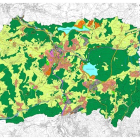Die Grafik zeigt einen Ausschnitt aus dem neuen Flächennutzungsplan.