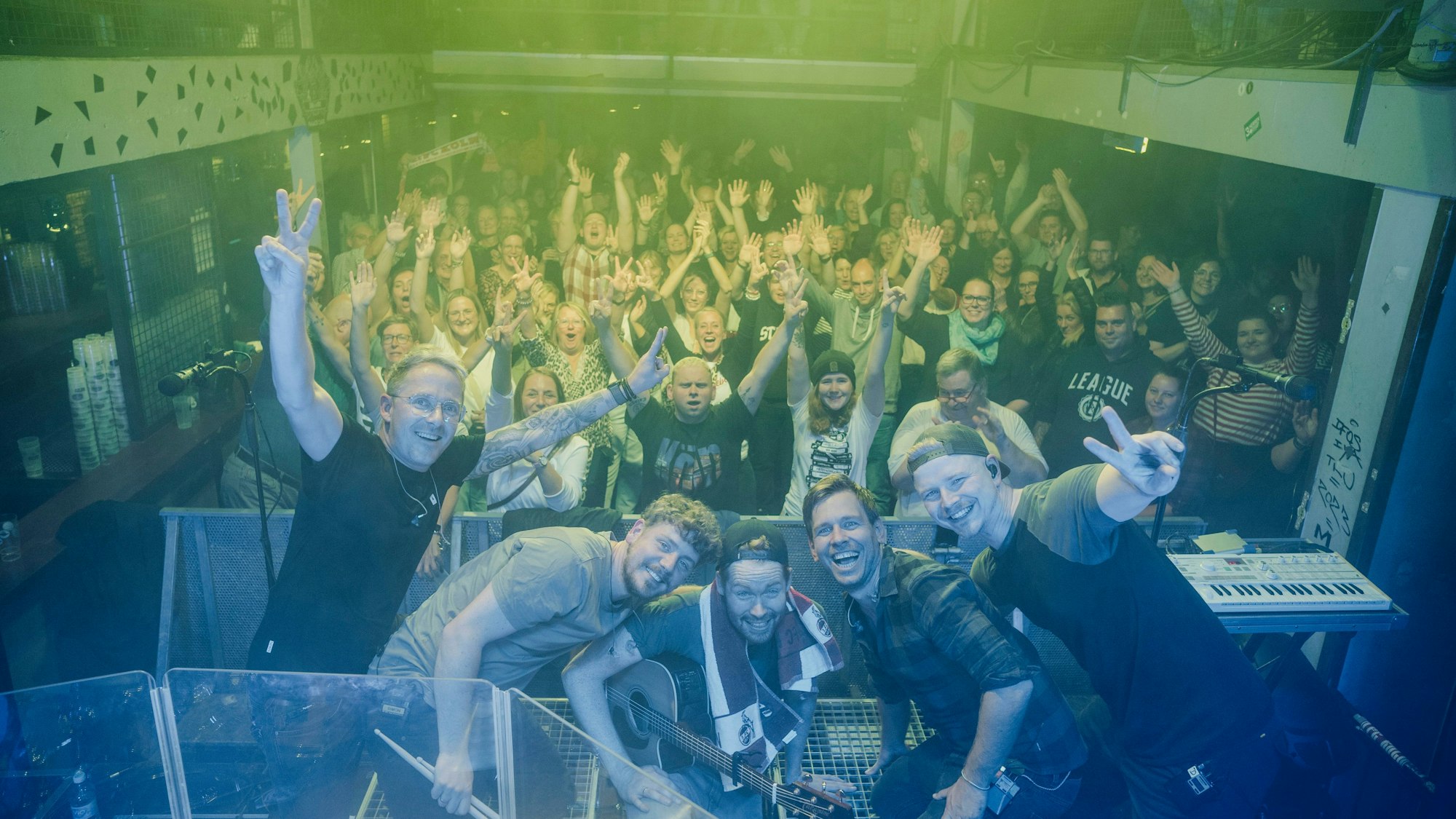 Enge Kiste: Der Auftritt von Miljö in Münster.