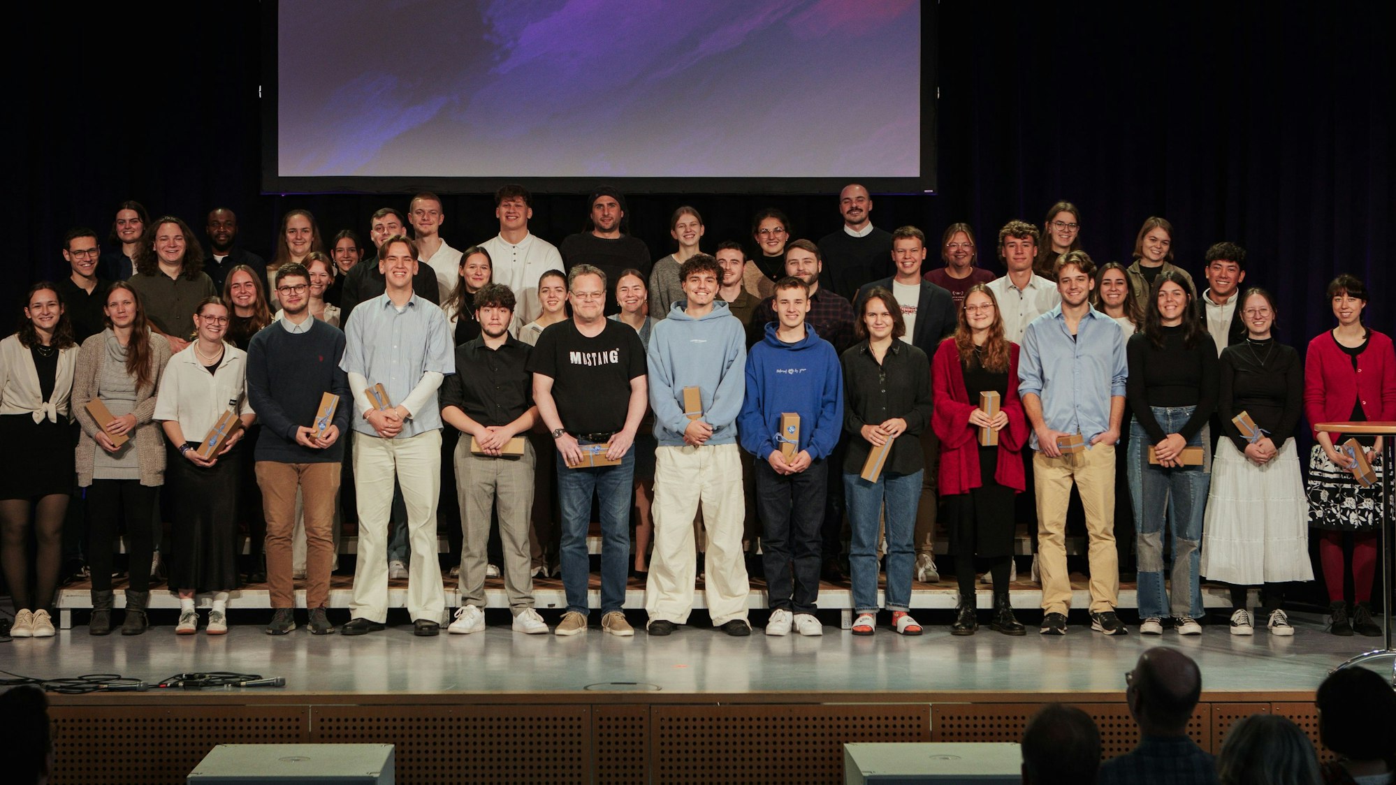 Die neuen Studenten der BTA Wiedenest.