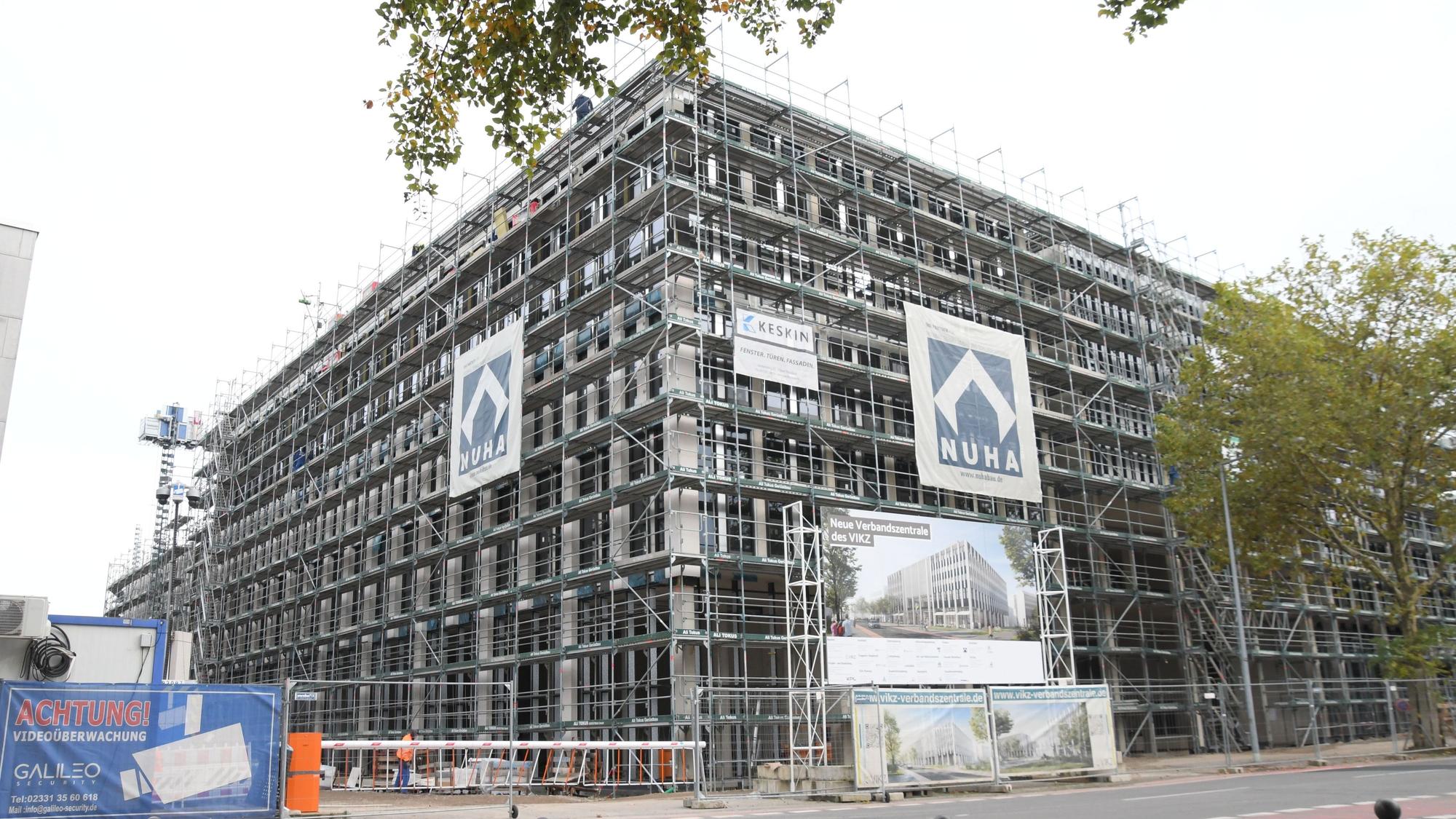 Die neue Verbandszentrale des VIKZ an der Stolberger Straße 370a ist fast fertig.