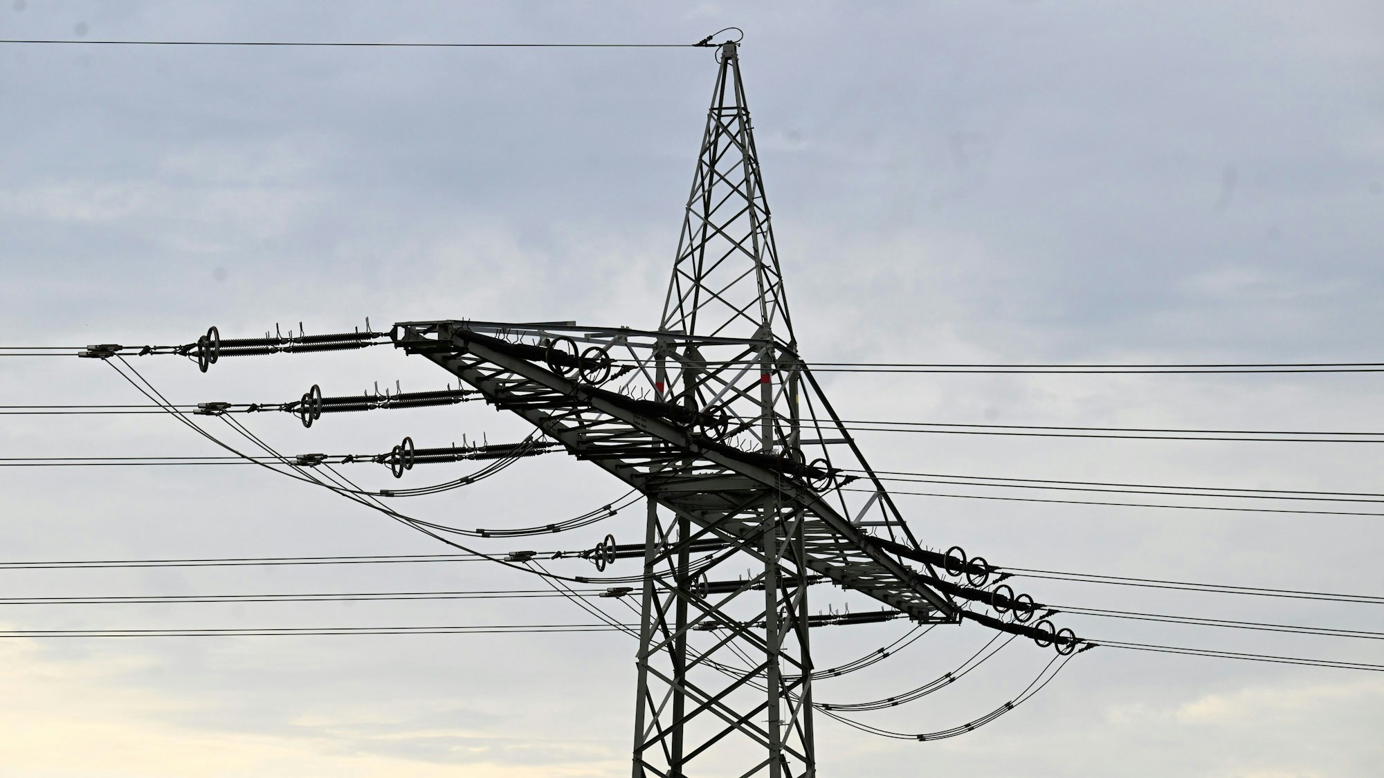 Das Bild zeigt einen Strommast.