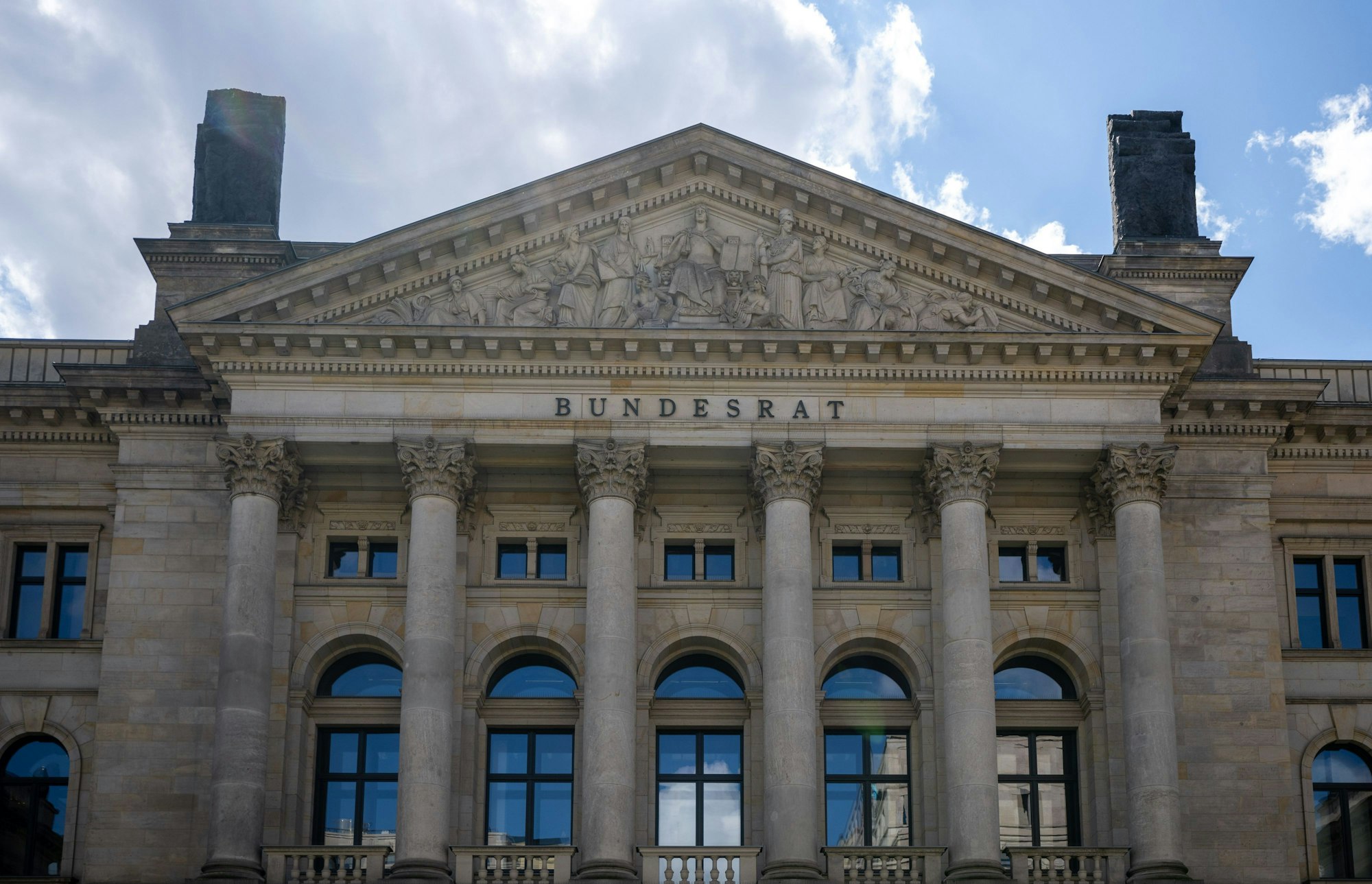 Die Außenansicht vom Bundesrat.