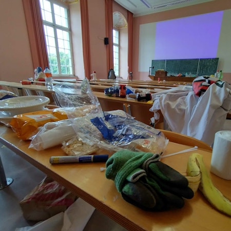 Pro-palästinensische Aktivisten hatten am 12. Juni Hörsäle der Uni Bonn besetzt.Foto: Dirker 
Fotografen: Jonas Dirker