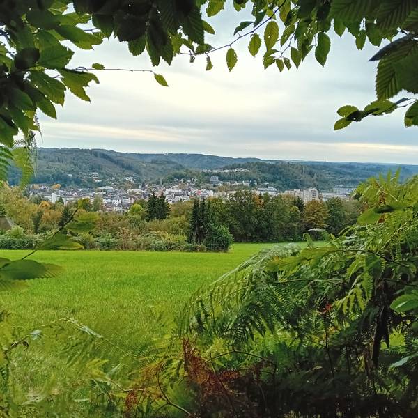 Ausblick auf die Stadt Gummersbach.