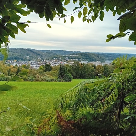 Ausblick auf die Stadt Gummersbach.