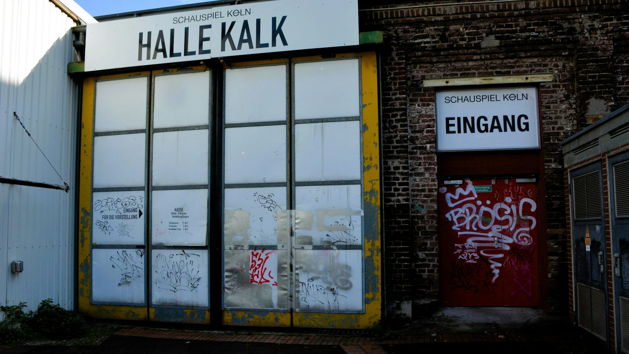 Eingang in die Hallen Kalk