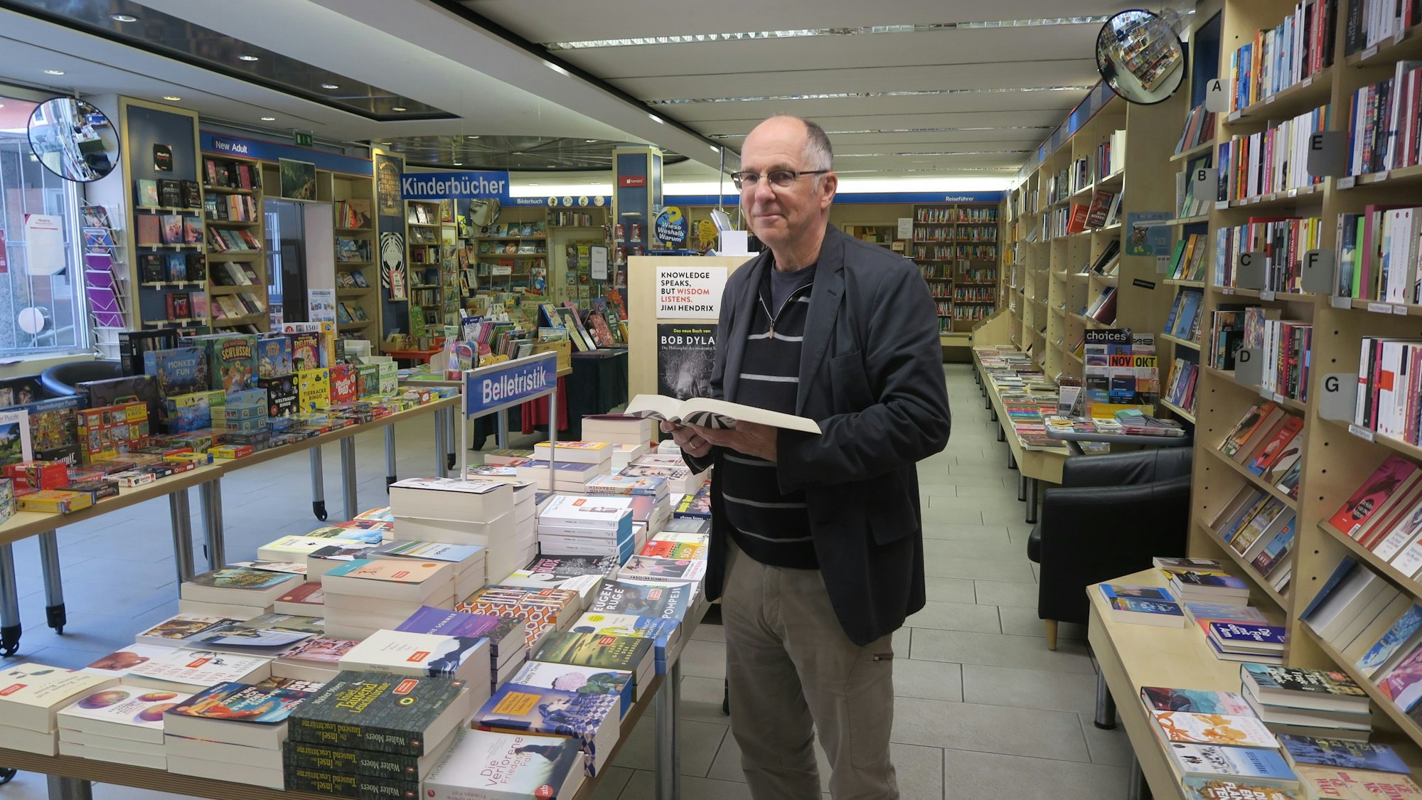 Axel Stadtländer in der Bunt-Buchhandlung