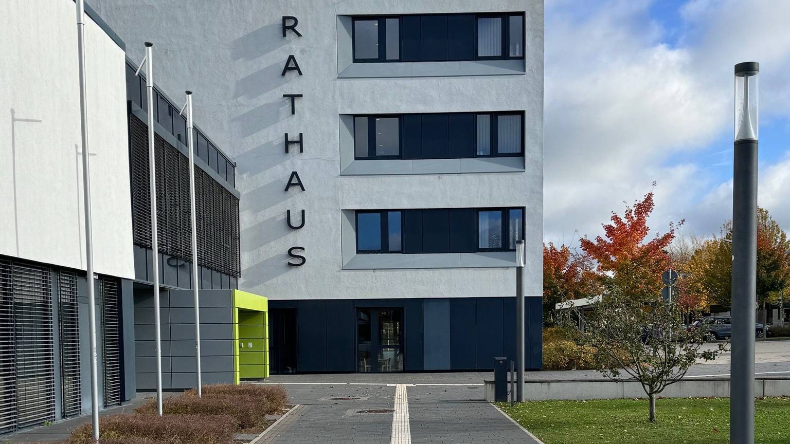 Das Meckenheim Rathaus
im Oktober 2024.
