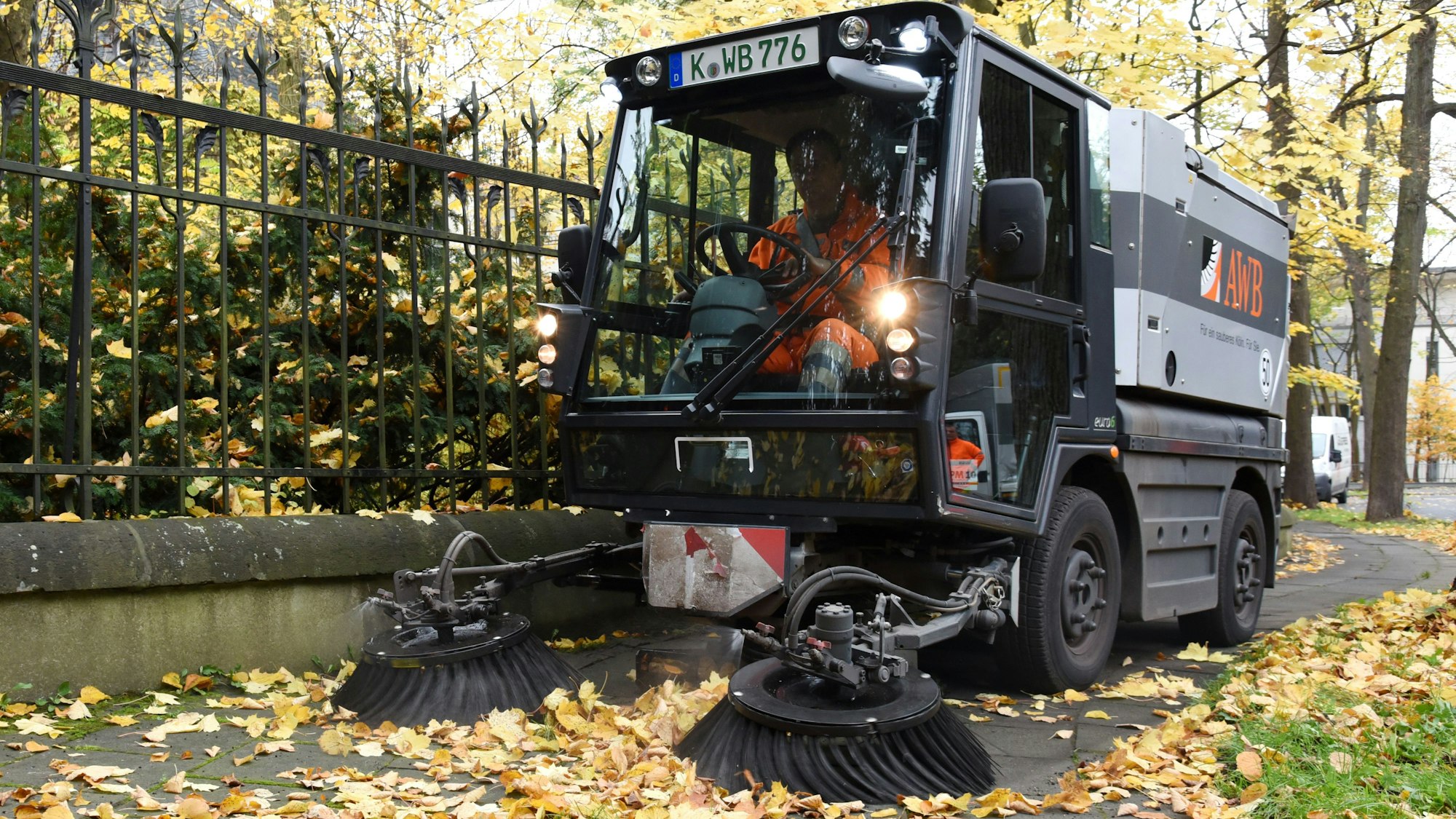 Kehrmaschine der AWB