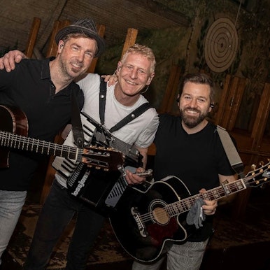 Lossjonn, das sind (von links) Christoph „Chissie“ Rüßmann, Markus Remmel und Stefan Frösler.