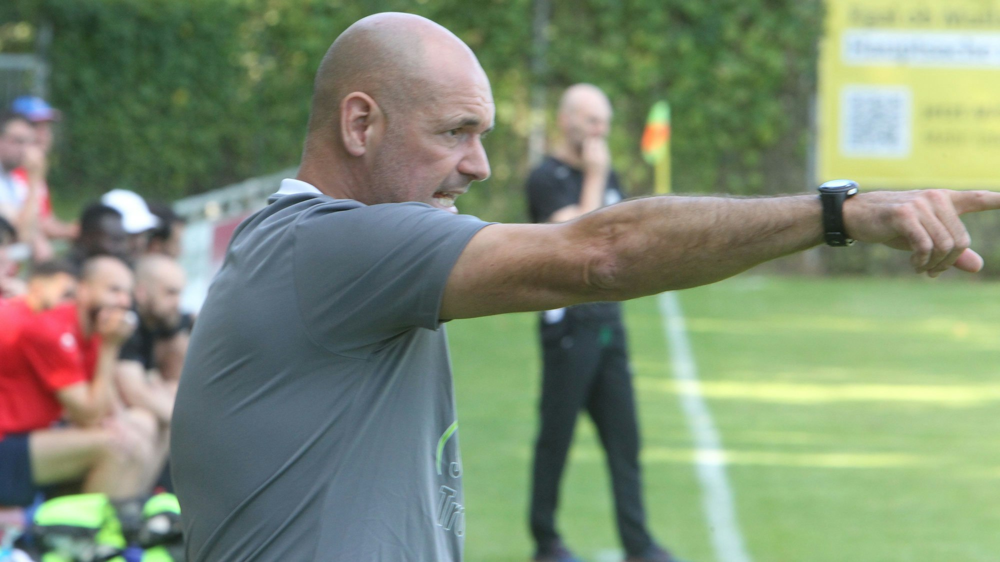 Fußball Testspiel Landesligist 1. FC Spich gegen Mittelrheinligist Bonner SC
Trainer MIchael Theuer