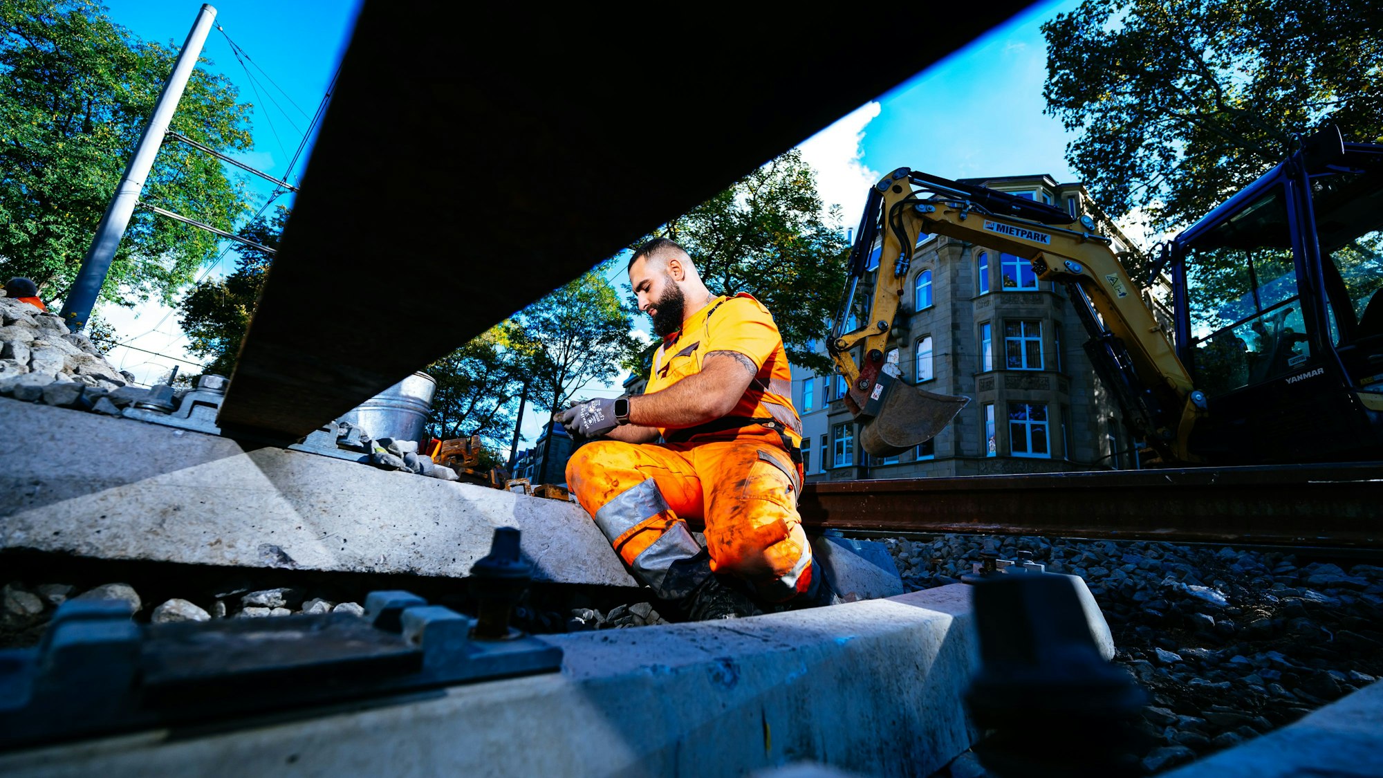 Baustelle der KVB am Ubierring
