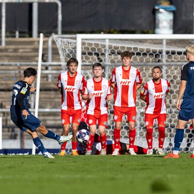 RECORD DATE NOT STATED Regionalliga West Fortuna Köln - SC Paderborn U21, U 21 26.10.2024 Mika Joel Baur SC Paderborn U21, 17 erzielt das Tor zum 1:2. Regionalliga West, Fortuna Köln - SC Paderborn U21, 13. Spieltag, am 26.10.2024, Südstadion, Köln *** Regionalliga West Fortuna Köln SC Paderborn U21, 26 10 2024 Mika Joel Baur SC Paderborn U21, 17 scores the goal for 1 2 Regionalliga West, Fortuna Köln SC Paderborn U21, Matchday 13, on 26 10 2024, Südstadion, Cologne Copyright: xBEAUTIFULxSPORTS/Meuselx