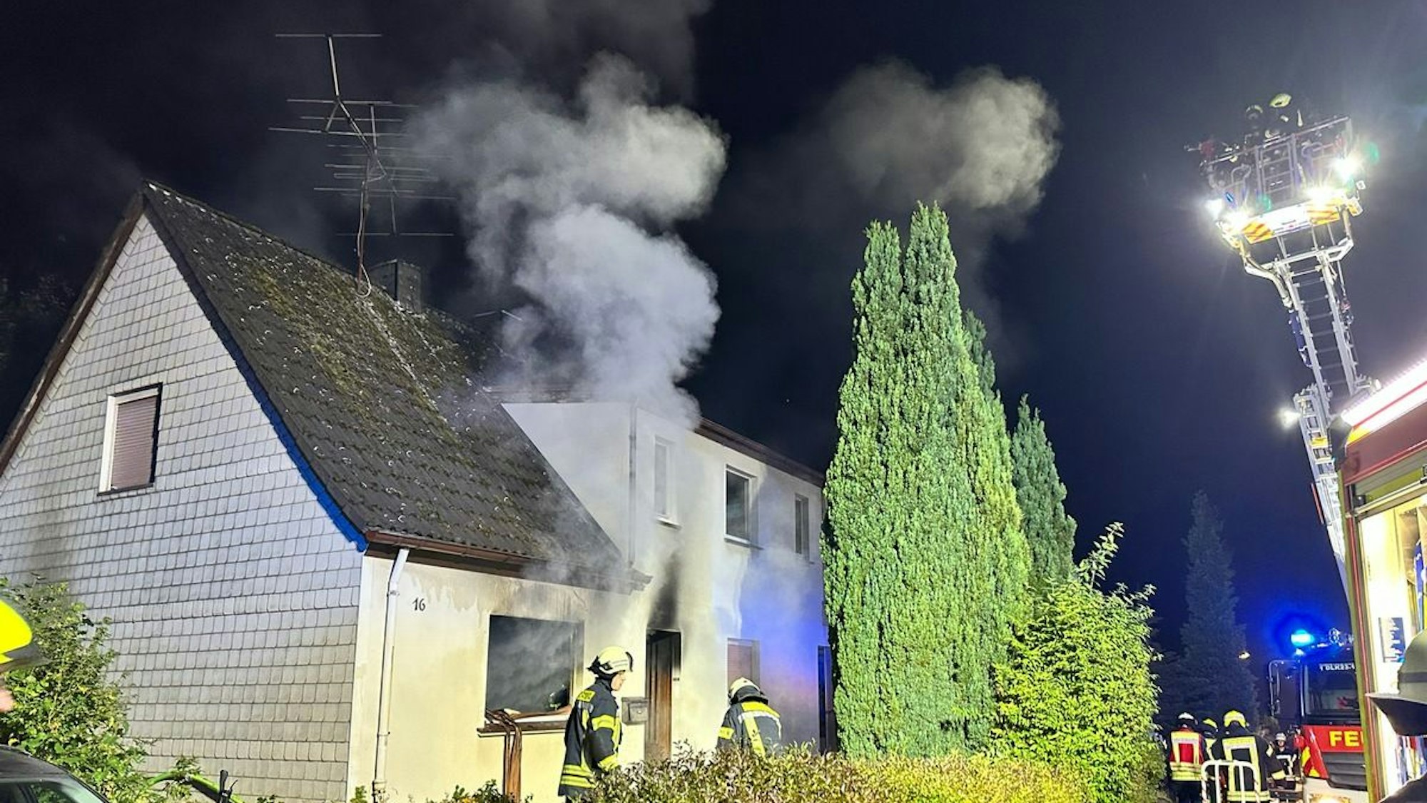 Am 27. Oktober brannte am Heidchen in Leichlingen ein Haus.