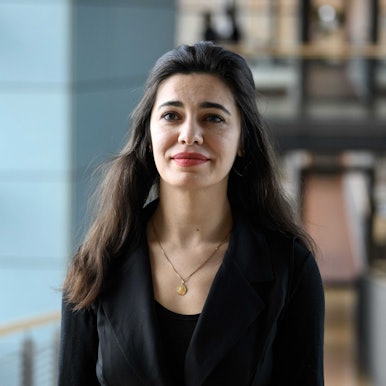 Gazelle Sharmahd, Tochter des im Iran zum Tode verurteilten Deutsch-Iraners Jamshid Sharmahd, im Deutschen Bundestag. (Archivbild)