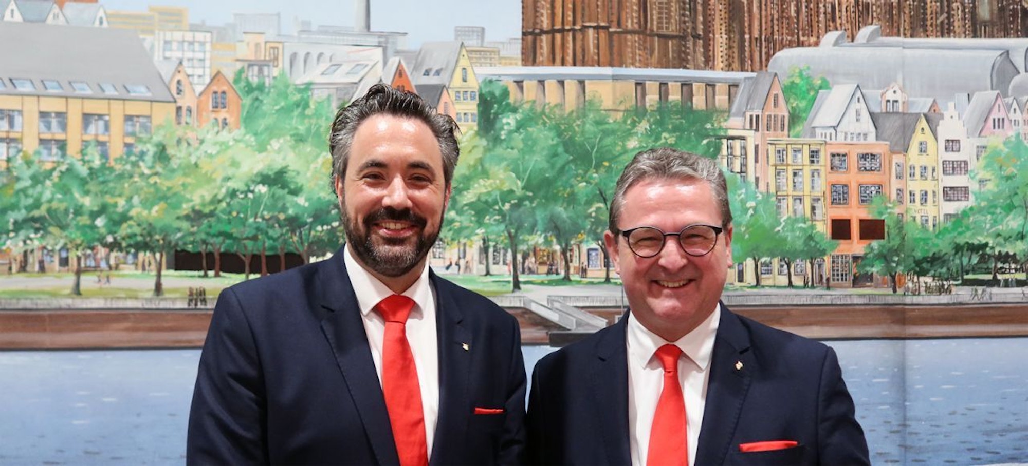 Tragen künftig noch mehr Verantwortung; Marc Michelske (l.) ist neuer Zugleiter, Udo Marx ist Schatzmeister.