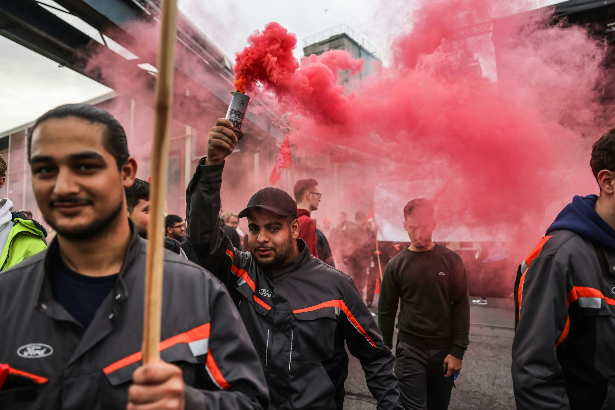 Beschäftigte des Automobilherstellers Ford