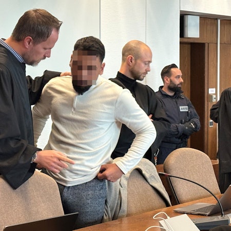 Angeklagte vor Gericht