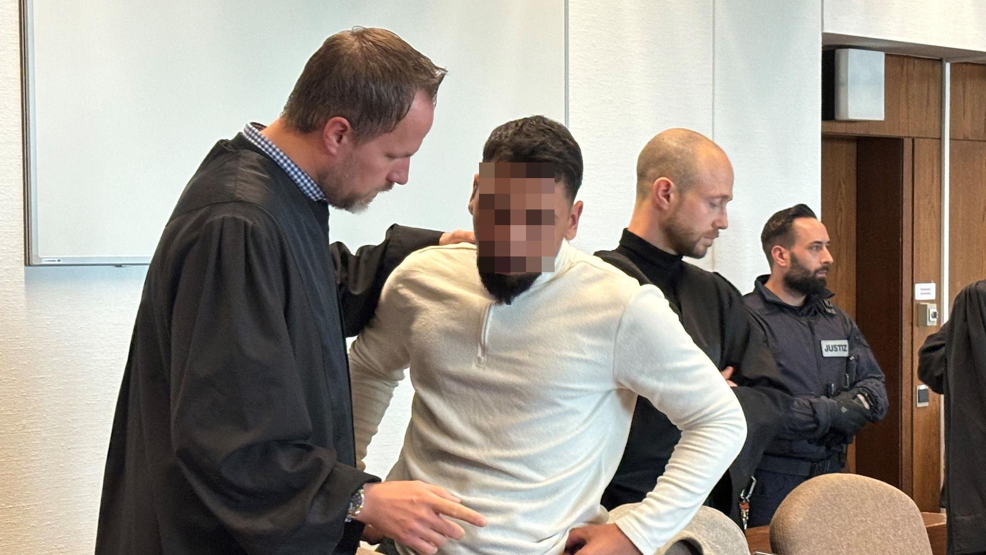 Angeklagte vor Gericht