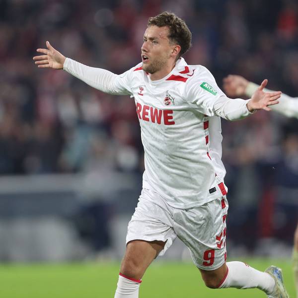 Luca Waldschmidt jubelt nach seinem Treffer zum entscheidenden 2:0.