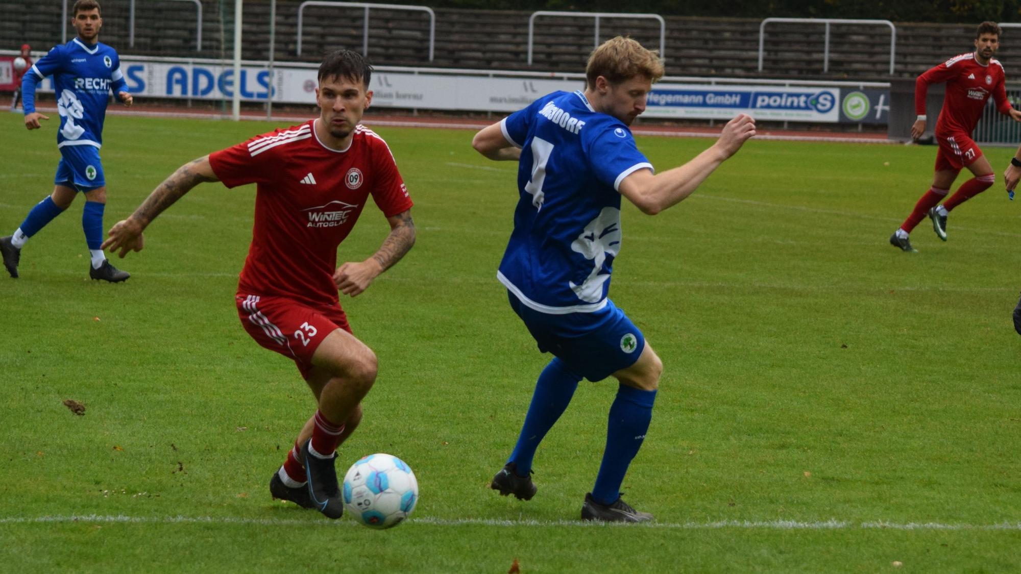 Nils Lück im roten Trikot der 09er