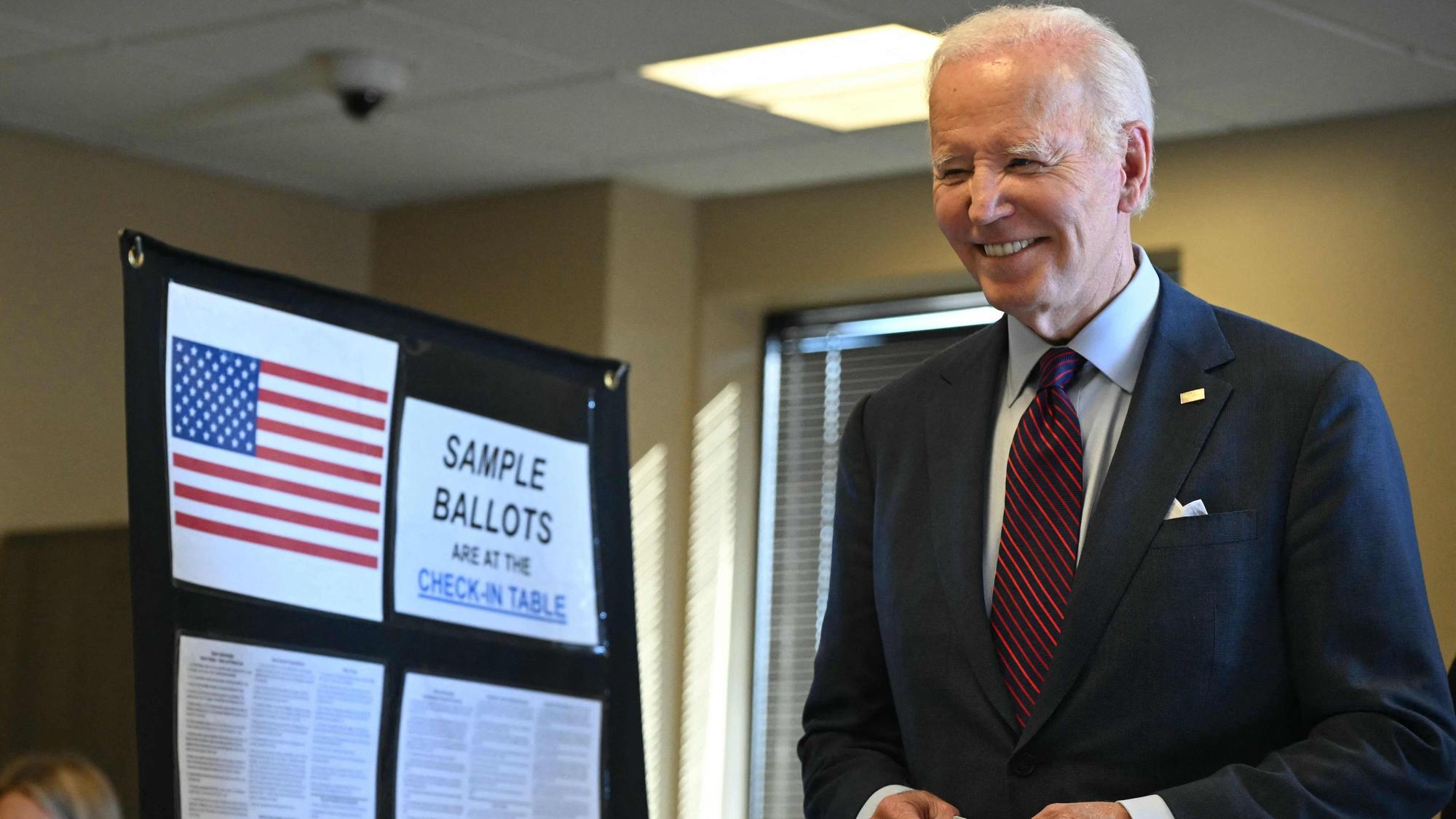 Joe Biden wird für Kamala Harris immer mehr zur Last im US-Wahlkampf..