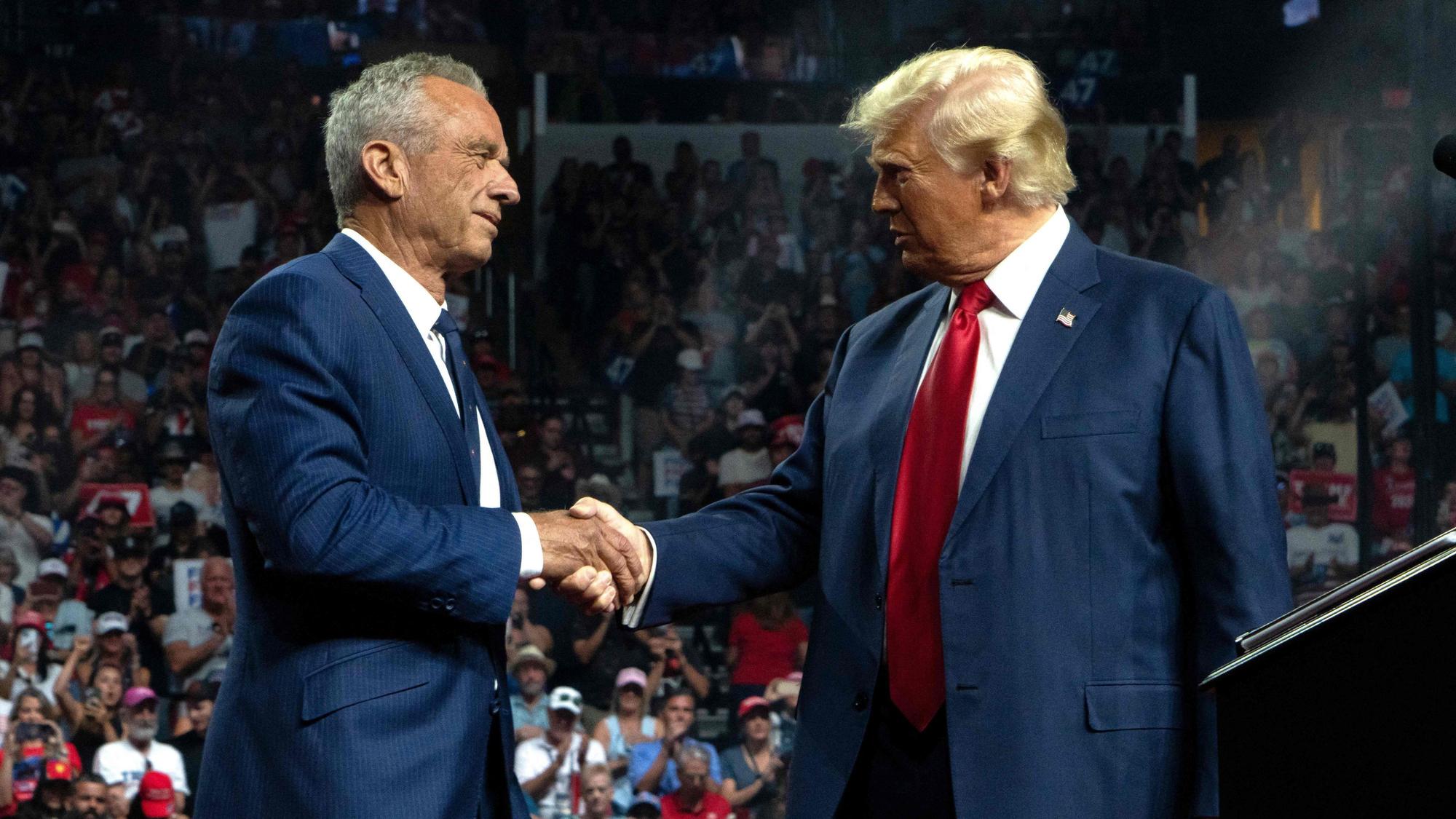 Robert F. Kennedy Jr. wollte eigentlich selbst US-Präsident werden. Ohne realistische Chance auf dieses Vorhaben, entschloss er sich später, Donald Trump zu unterstützen.