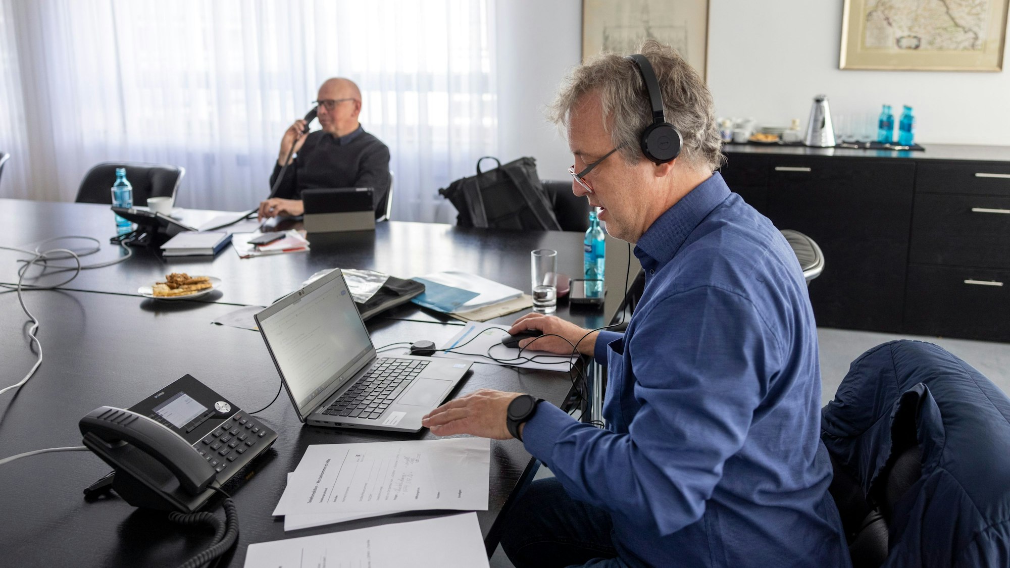 Stephan Hauser, Caritas (rechts) und Gregor Pischke, Johanniter-Unfall-Hilfe.