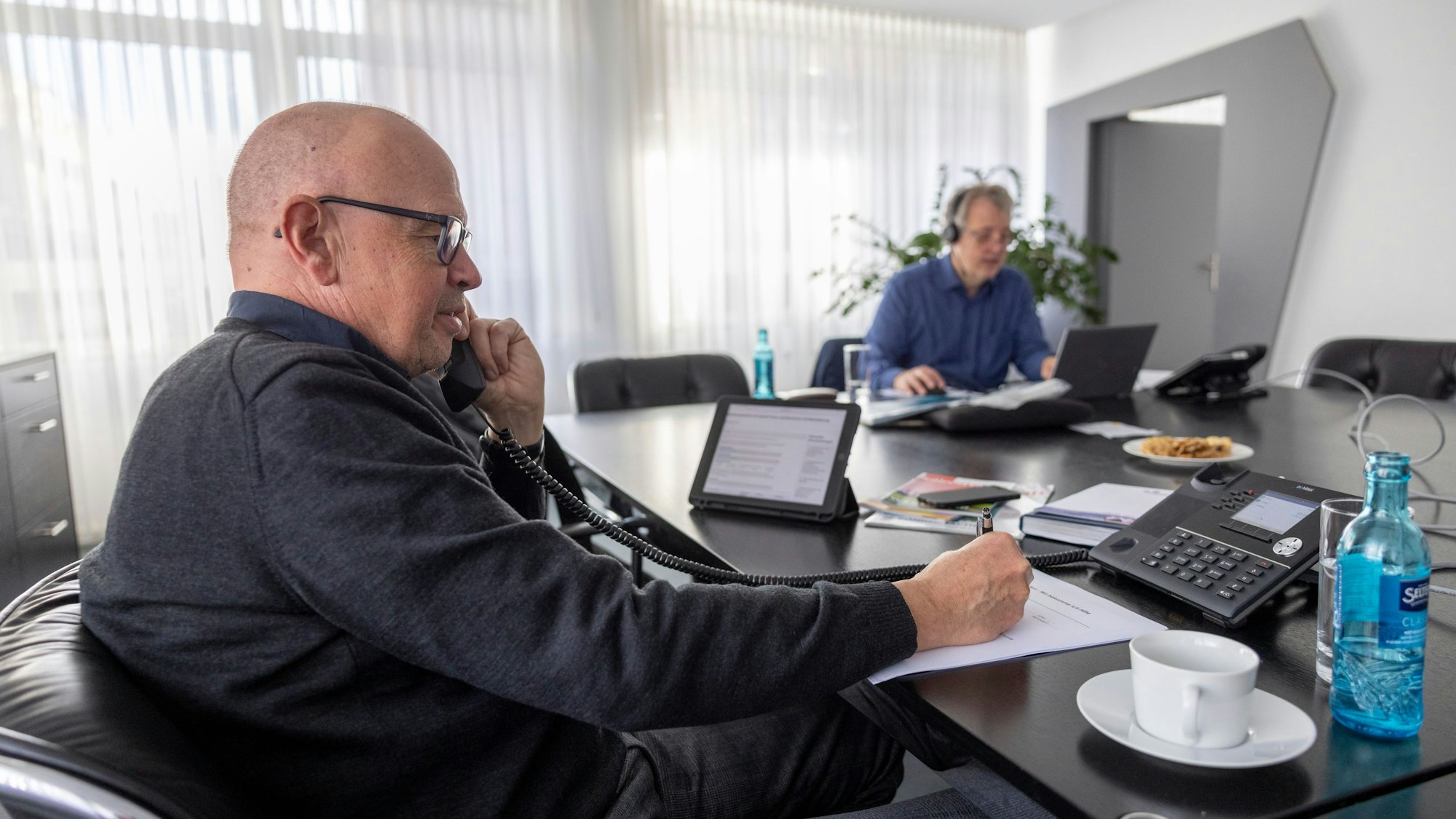 Würdigt die Lebensleistung des Anrufers: Gregor Pischke, Johanniter-Unfall-Hilfe.