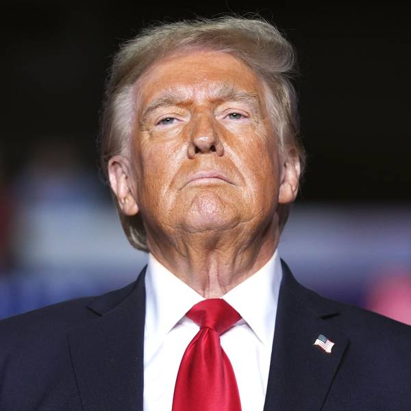 Donald Trump bei einem Wahlkampfauftritt in North Carolina.