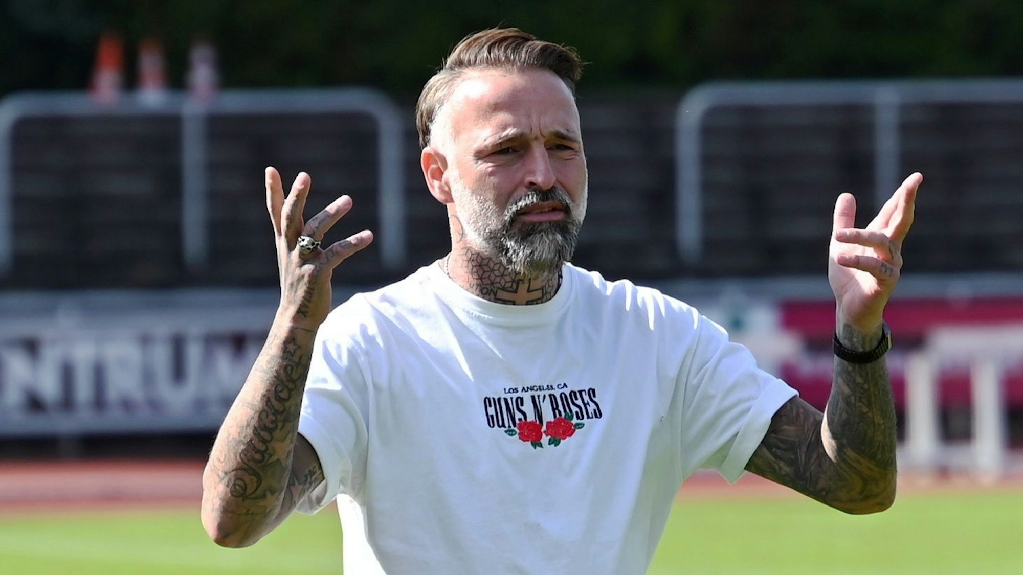15.09.2024, Fussball-Bergisch Gladbach - SpVg. Porz
TR: Jonas Wendt (Porz)
Foto: Uli Herhaus