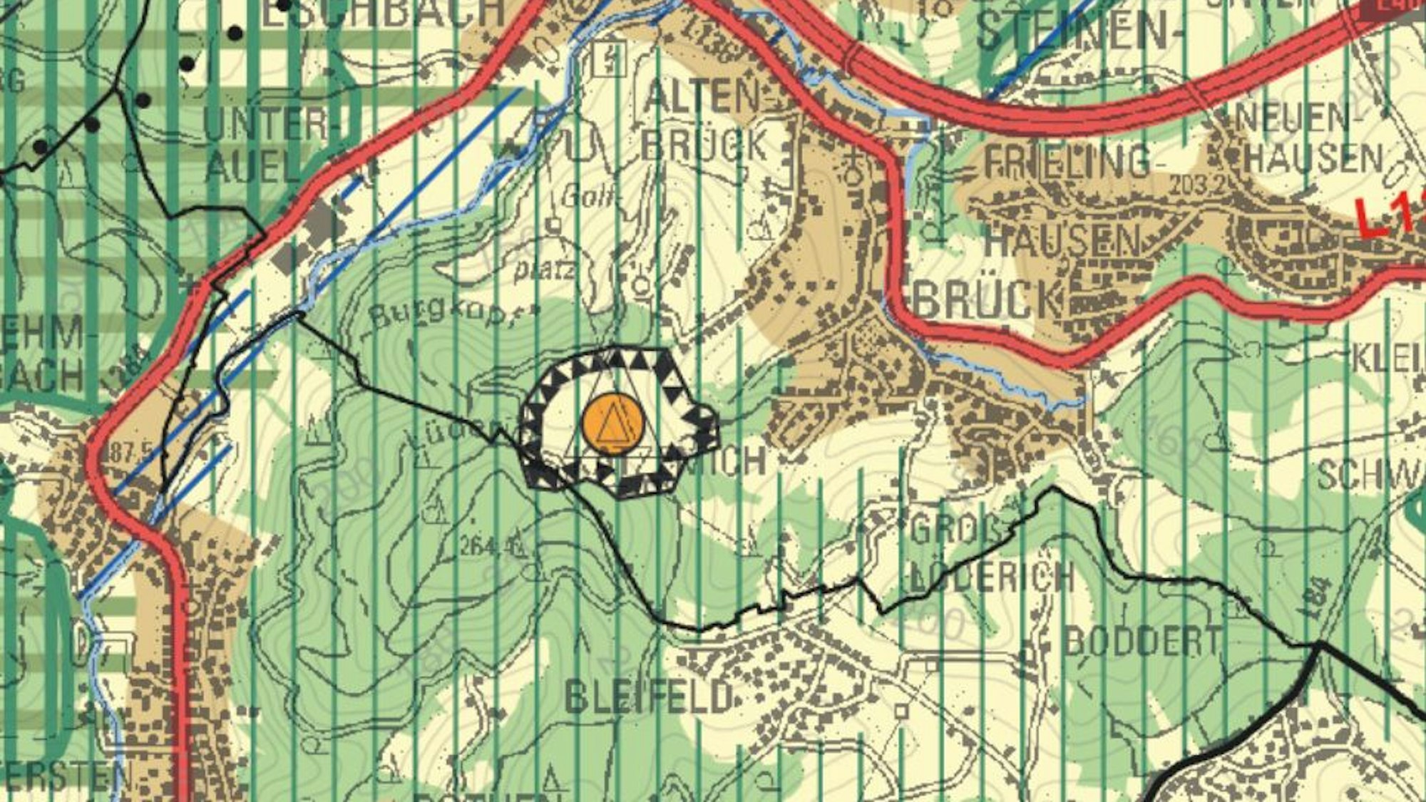 Die Erddeponie Lüderich ist im neuen Regionalplan, der derzeit aufgestellt wird, wieder enthalten.